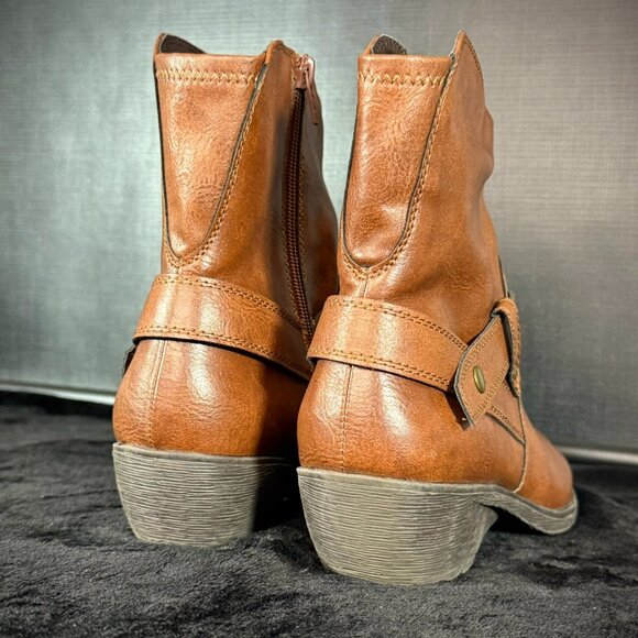 A2 by Aerosoles Brown Ankle Boots - Picture 9 of 12